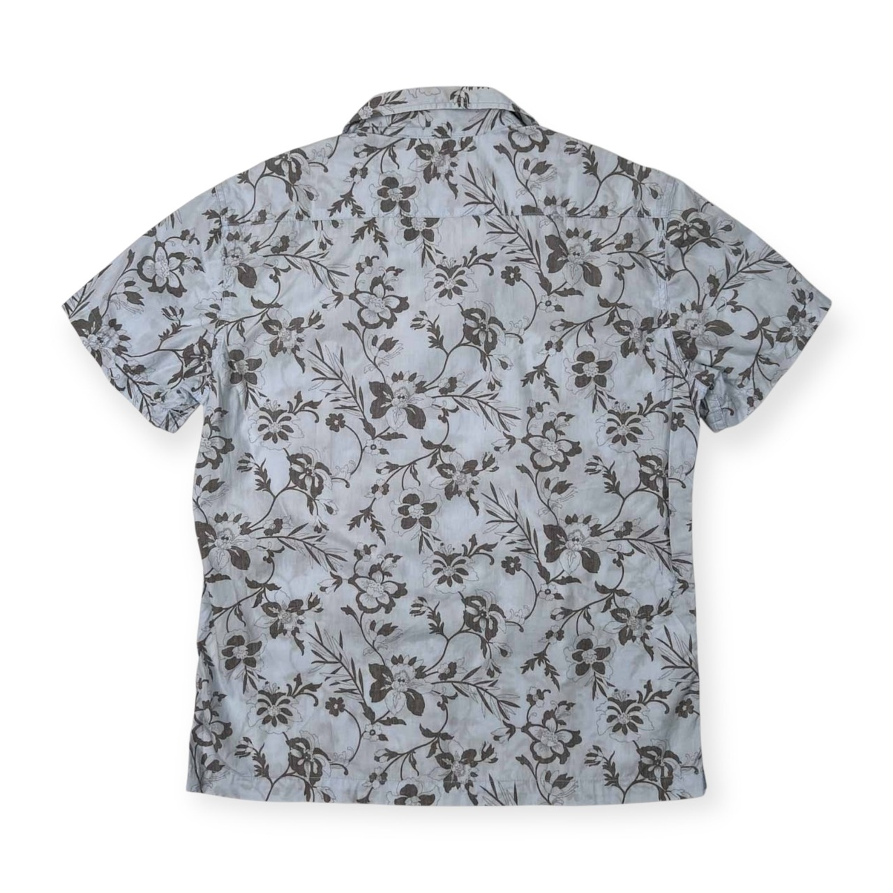 Levi's リーバイス 総柄 開襟 オープンカラー アロハシャツ 半袖シャツ サイズ L /水色系/メンズ