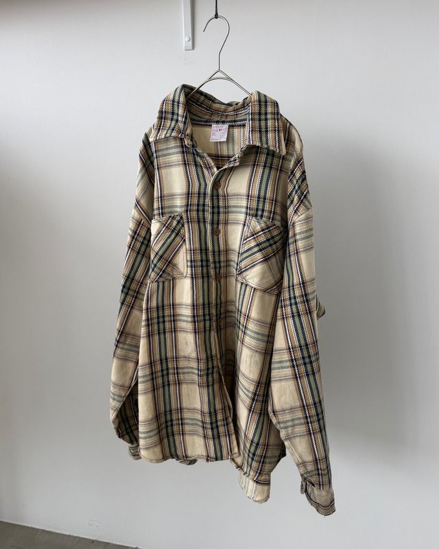 -BIG MAC- Vintage 70s XL Flannel shirt