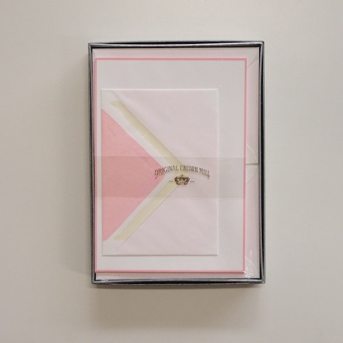 A5レターセット  [ORIGINAL CROWN MILL]  10549 ピンク