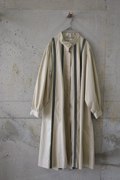 Striped Flare Light Coat