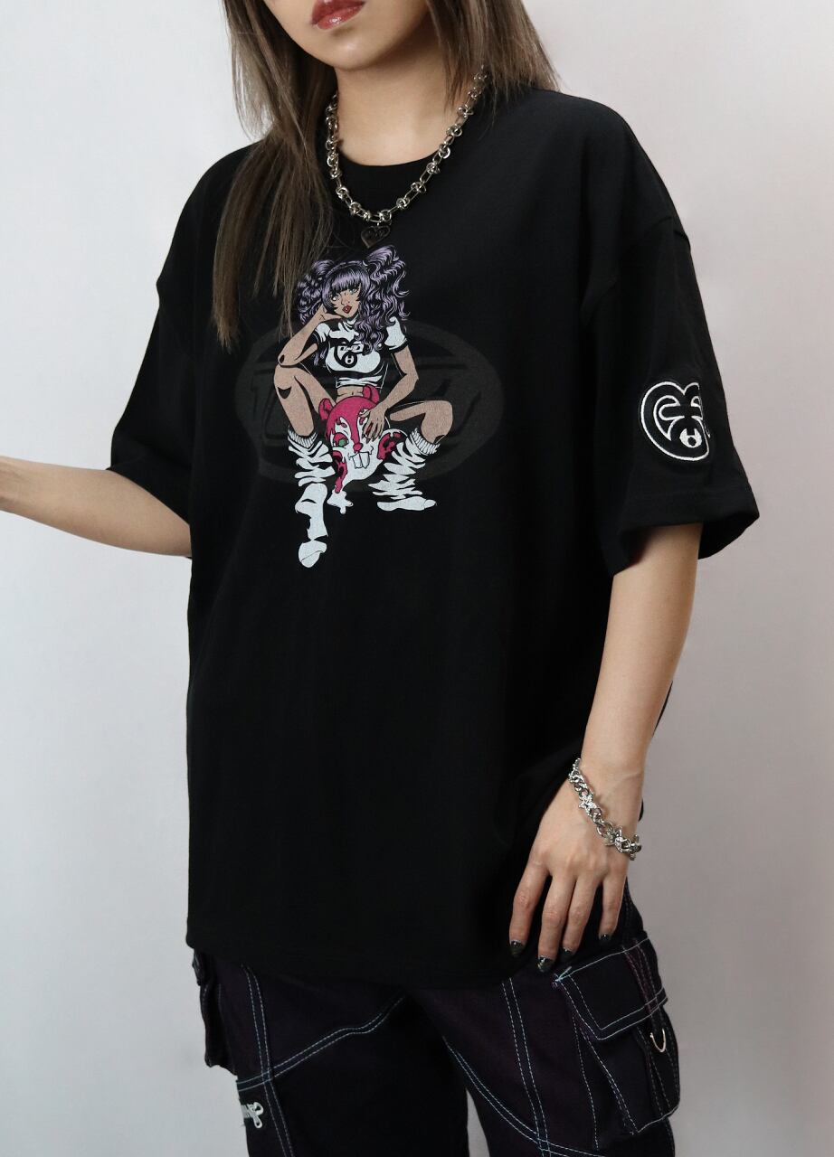 loose socks girl T-shirt (ルーズ ソックス ガール ティーシャツ