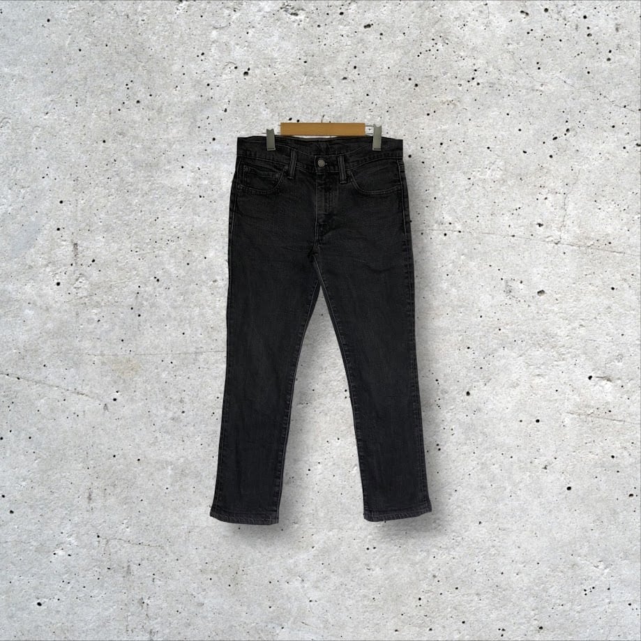 HELMUTLANG ヘルムートラング　ストレートブラックデニムパンツサイズ28 HELMUT LANG ヘルムートラング 本人期 coated black denim