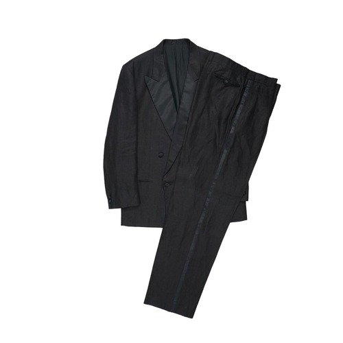 Black Linen Tuxedo
