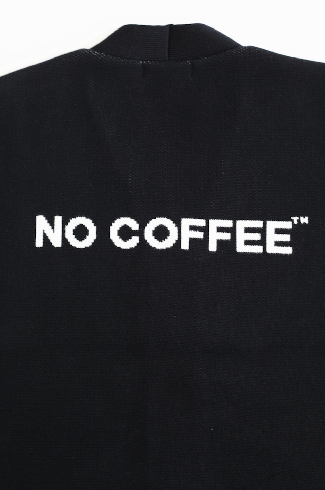 【NO COFFEE × 眠家（ノーコーヒー  × ミンカ）】ビッグシルエット コットンニットカーディガン