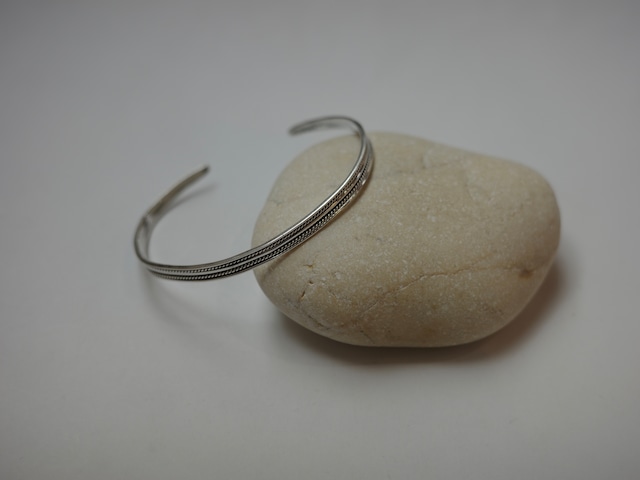 <vintage silver925>cable bangle