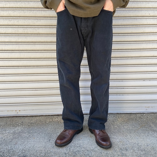 90s Levi's silverTab ブラックデニムワイドパンツ 黒 W32