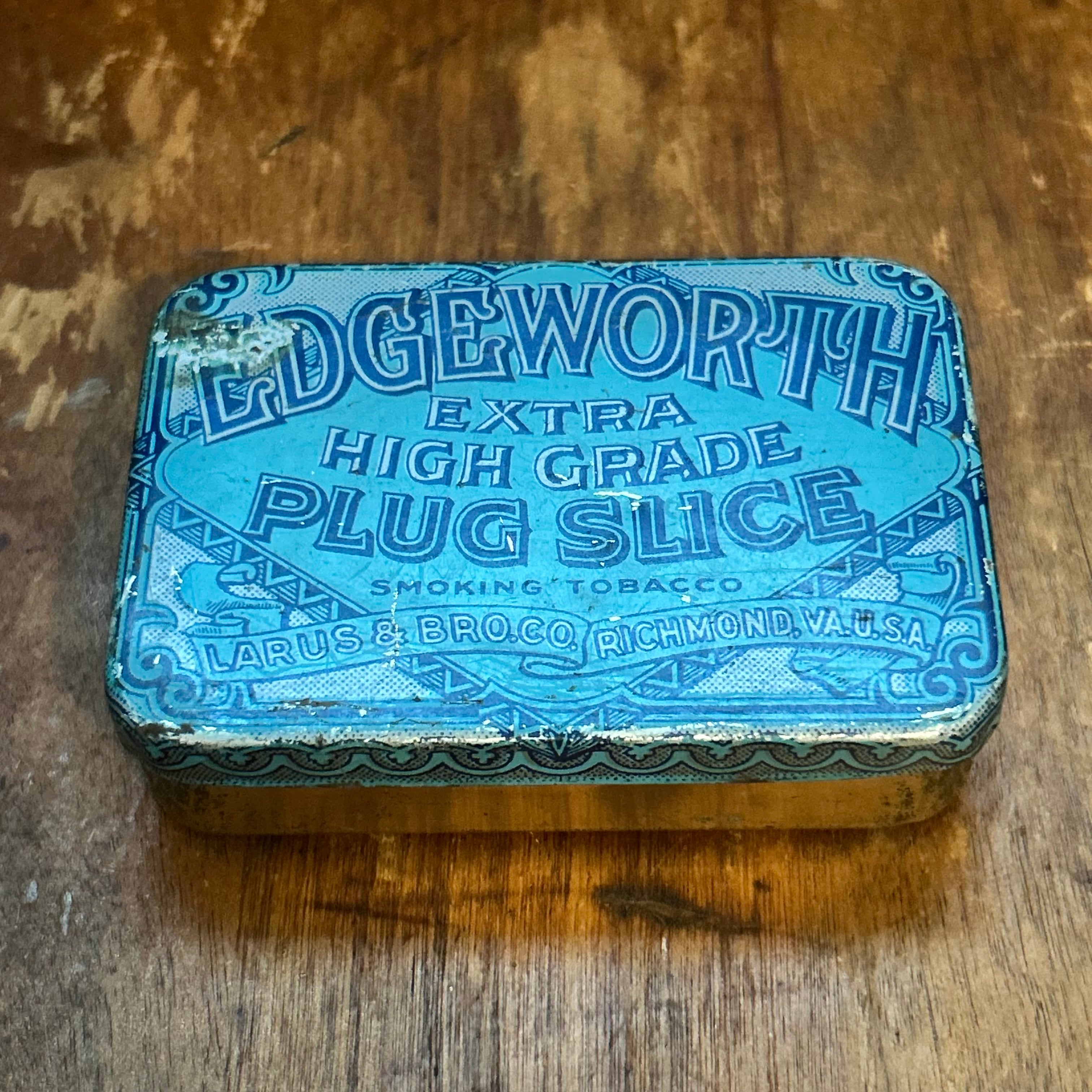 1910s–1920s エッジワース ヴィンテージ タバコ缶 EDGEWORTH EXTRA