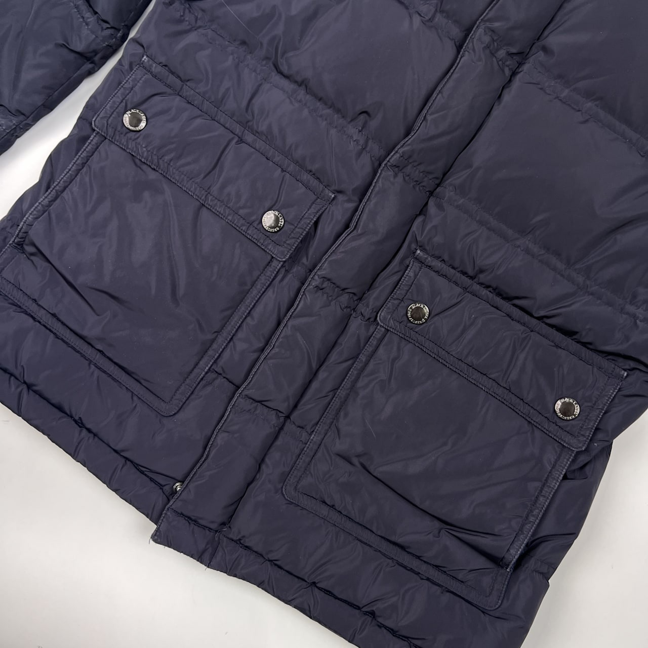 BLACK LABEL CRESTBRIDGE ブラックレーベル クレストブリッジ 裏チェック 2WAY ホワイトグース ダウンジャケット & ベスト L /三陽商会