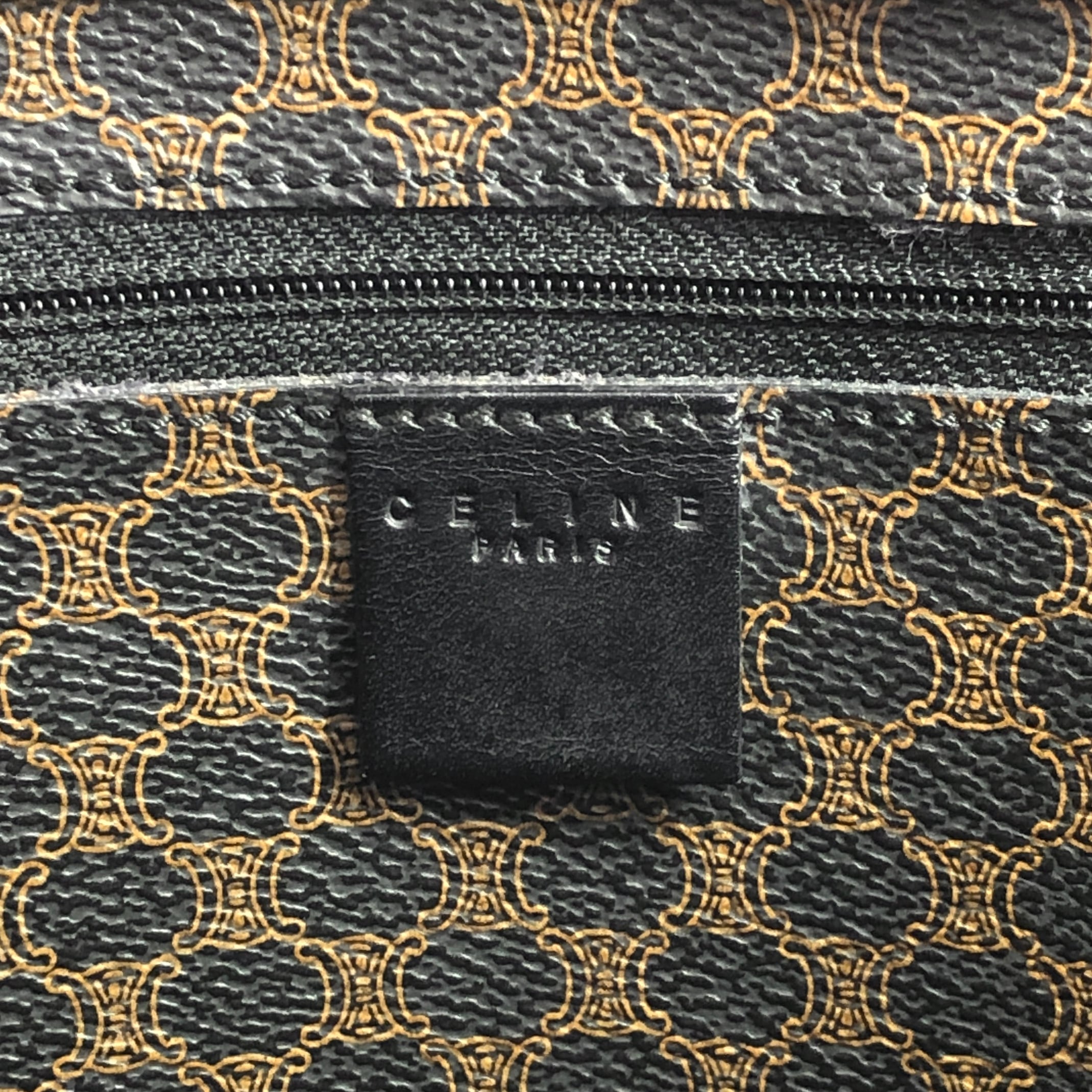 CELINE セリーヌ トートバッグ ブラック ブラゾン型押し PVCレザー