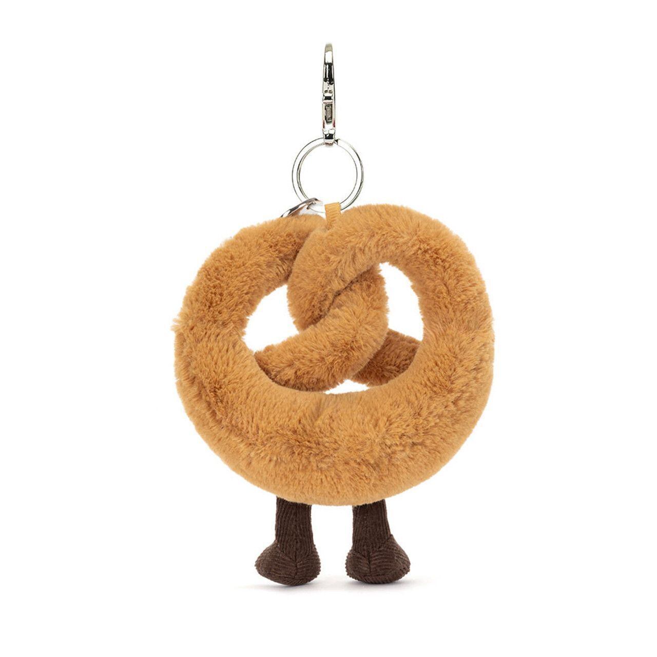 新品 ジェリーキャット プレッツェル ぬいぐるみ バッグチャーム 袋付き ジェリーキャット プレッツェル パン お菓子 ぬいぐるみ バッグ