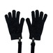 YARDSALE / CHENILLE GLOVES BLACK