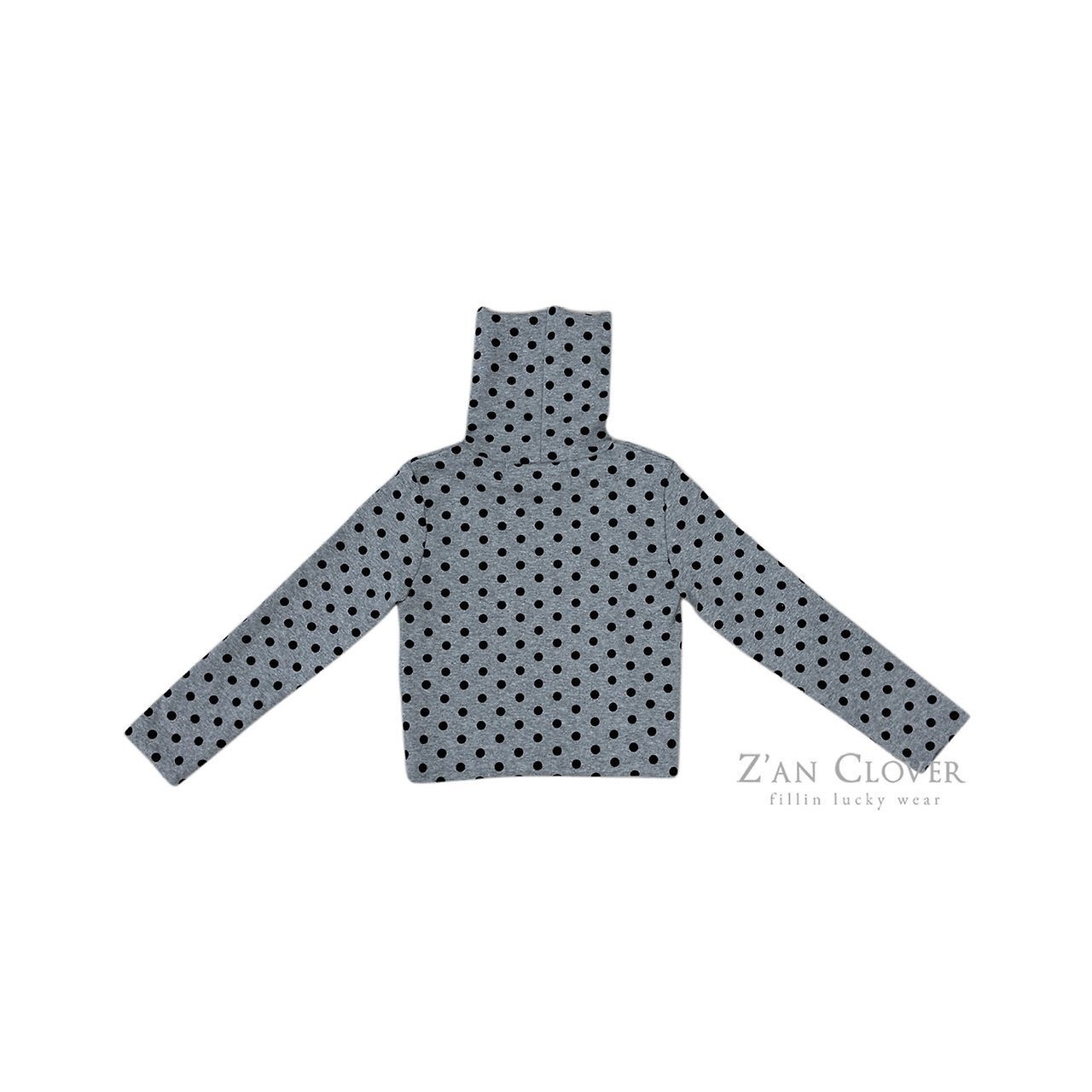ZAN CLOVER［取寄］dot high neck tee 26winter