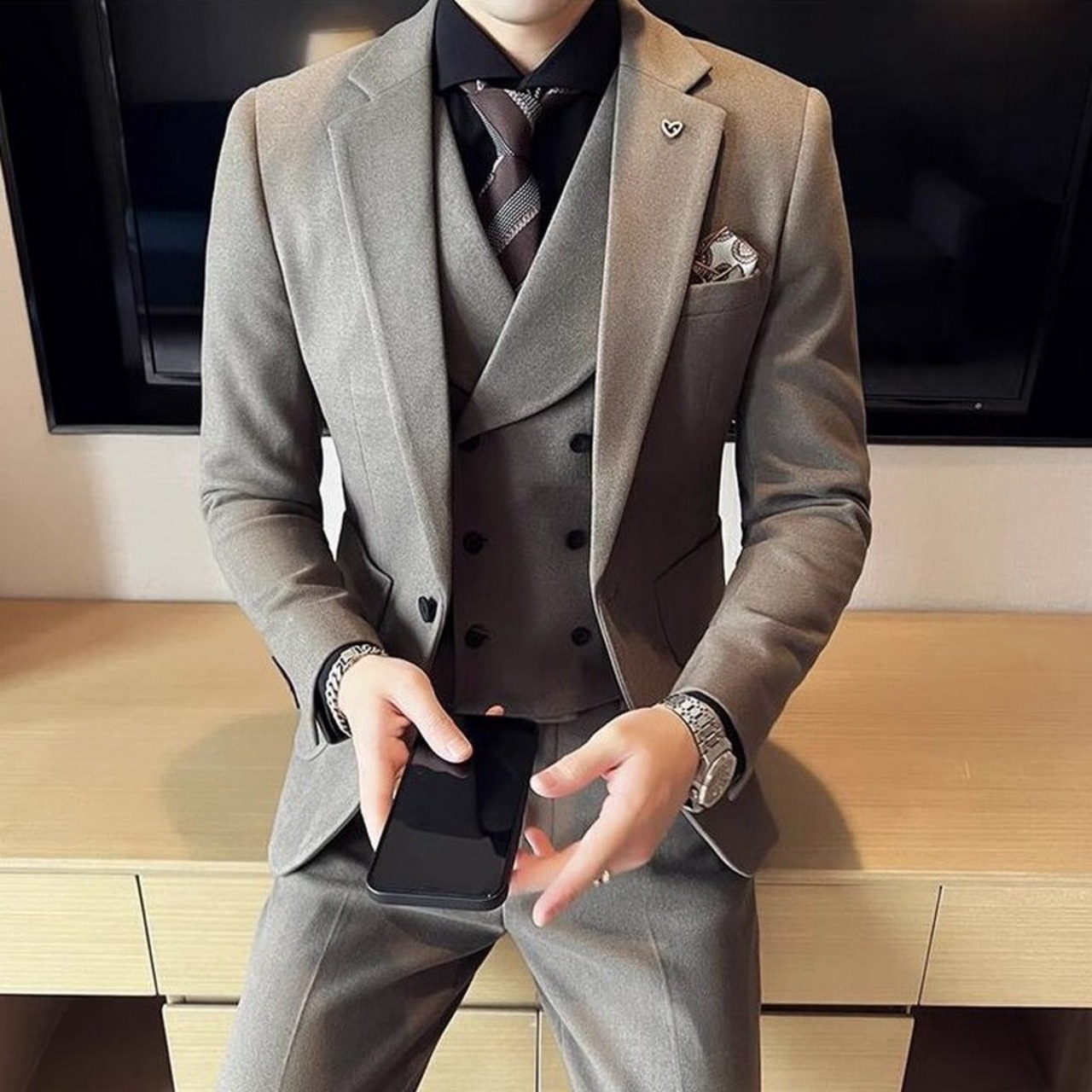 regular style suit 3piece 00002