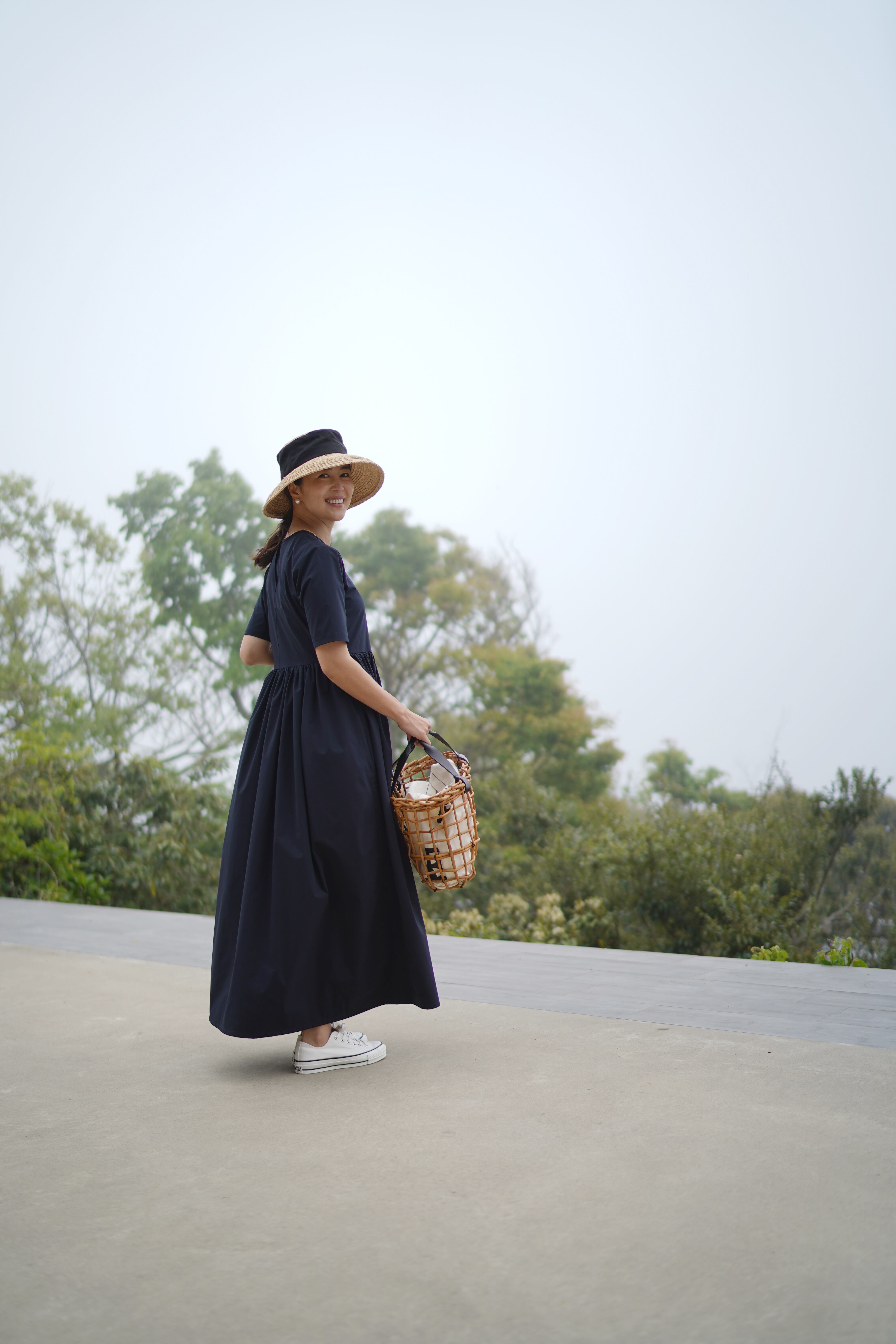 THE 9 SHOP EVERYDAY DRESS long ホワイト M