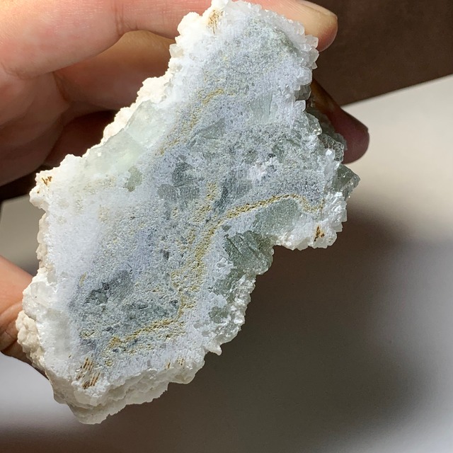 2.水晶×フローライト原石クラスター