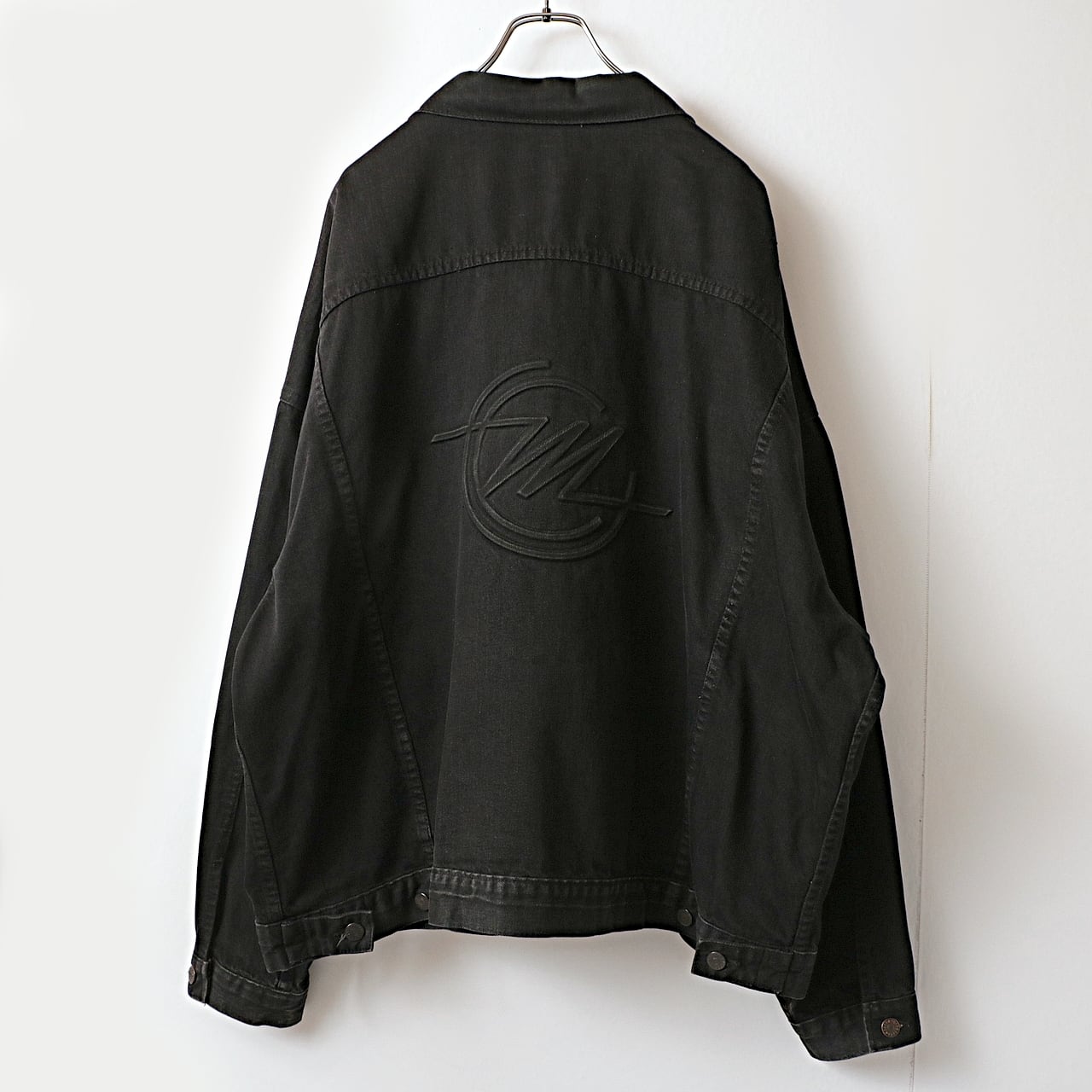 90s tyca usa製 ブラック デニム トラッカージャケット 古着 used