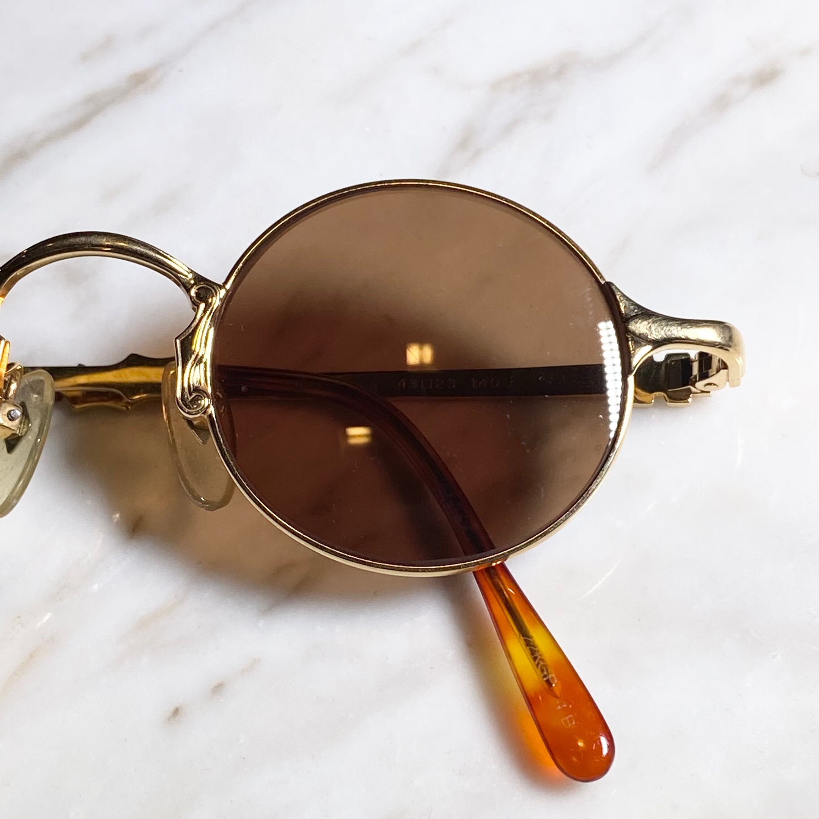 junior GAULTIER ヴィンテージサングラス 57-4179 vintage JUNIOR GAULTIER round frame sunglasses “57-4175” | NOIR ONLINE