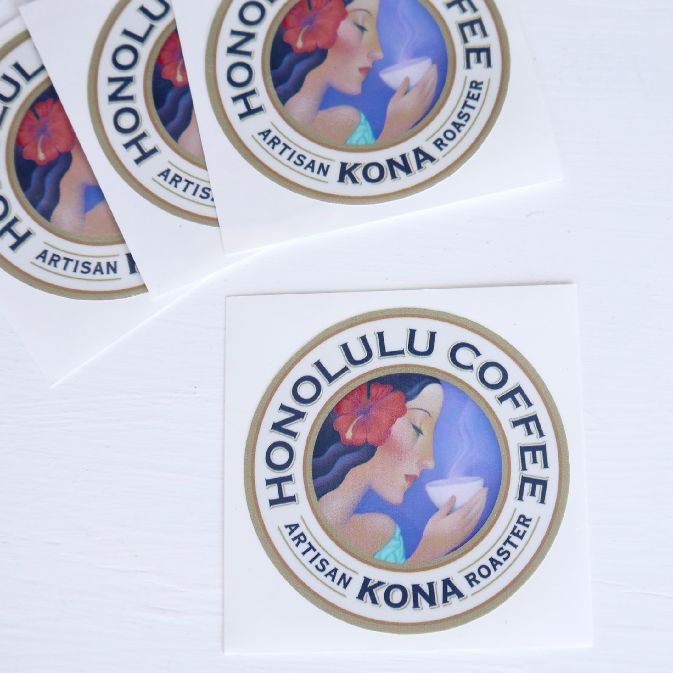 ☆ハワイ直輸入☆HAWAII ステッカー／HONOLULU COFEE／ホノルル