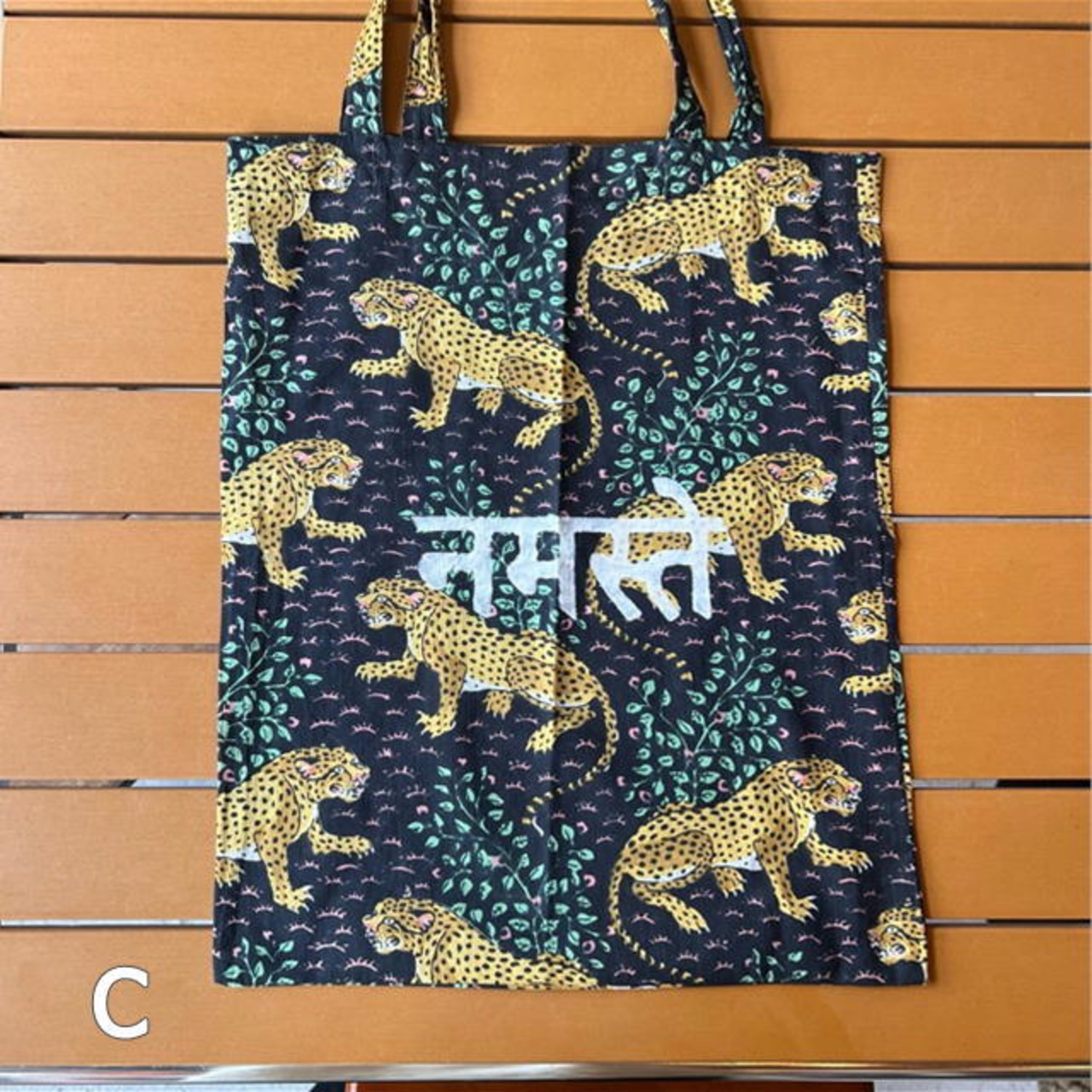 Hindi Logo Print Tote　9Type　ヒンディーロゴプリントトート　インド　アニマル　トートバッグ　バッグ　　India　animal