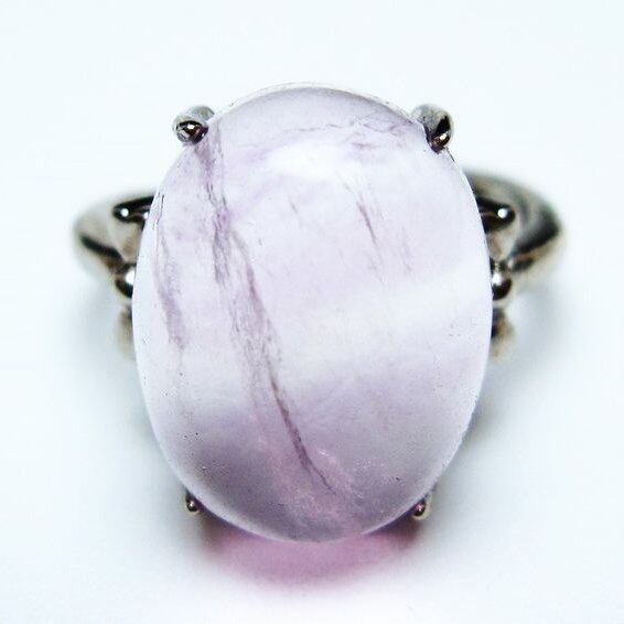 フローライト リング 蛍石 指輪 フリーサイズ 16号 一点物 メール便可 [M便 1/20] 115-7050