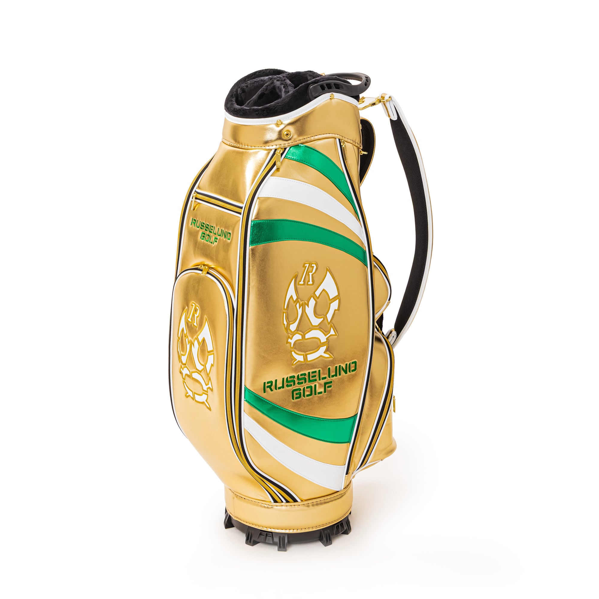 【年末最終価格】ラッセルノ キャディバック ラッセルノ Russeluno GOLF キャディバッグ＆ヘッドカバーセット【10