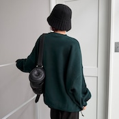 knit crusher hat/black