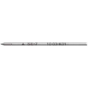 【努力特価】三菱鉛筆 油性BP替芯 SE-7 黒 24 SE7.24 3個セット