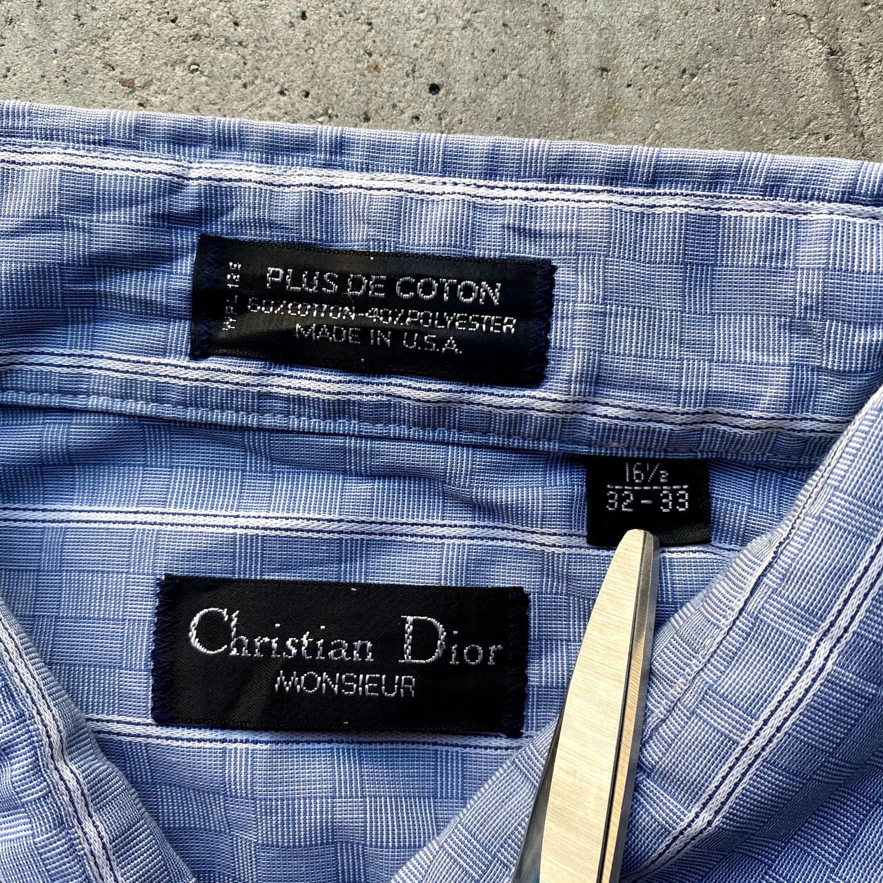 Christian Dior Tシャツ 40 デニムプリントロゴ ディオール