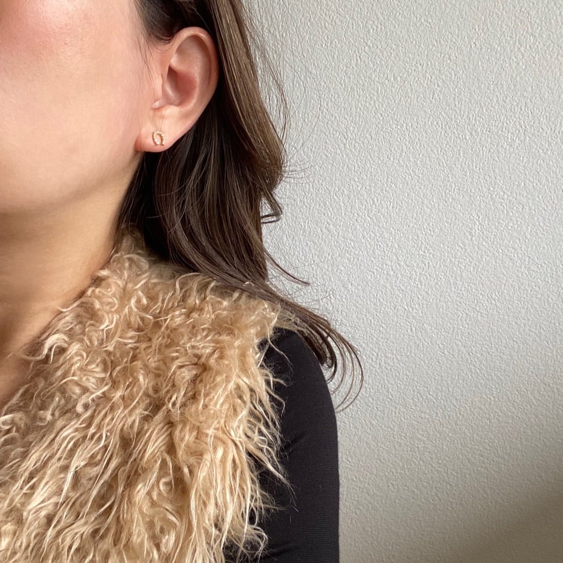 S925 ホースシューピアス | none