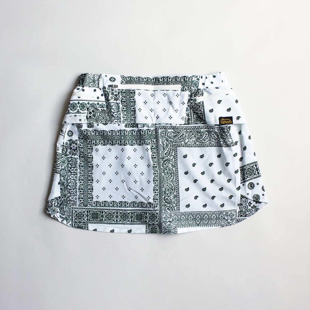 ranor（ラナー）BANDANA SKIRT -WHITE レディースランニングスカート