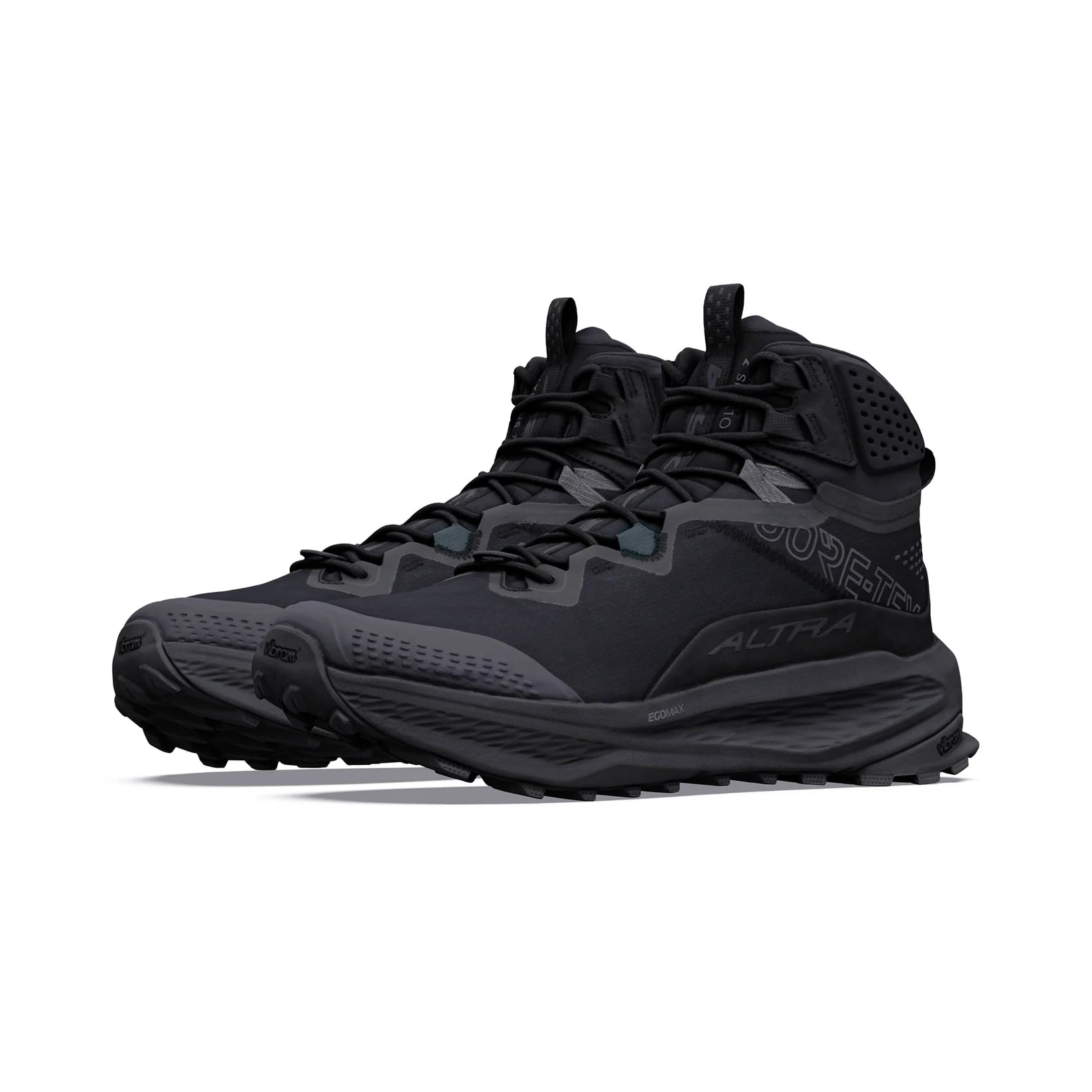 ALTRA(アルトラ)M OLYMPUS 7 MID GTX(オリンパス 7 ミッド GTX)-BLACK/DARK SHADOW/BLACK メンズトレイルランニングシューズ