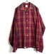 [VAN HEUSEN] Vintage Loop Collar Plaid Shirt [1960s-] Vintage Loop Collar Plaid Shirt