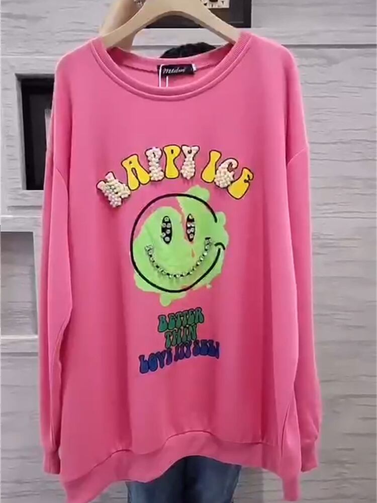 セーター スプリングロングルーズ薄手シャツ 大人ガーリー スウィート キュート カジュアル 春物 ミックスインファッション34597477672