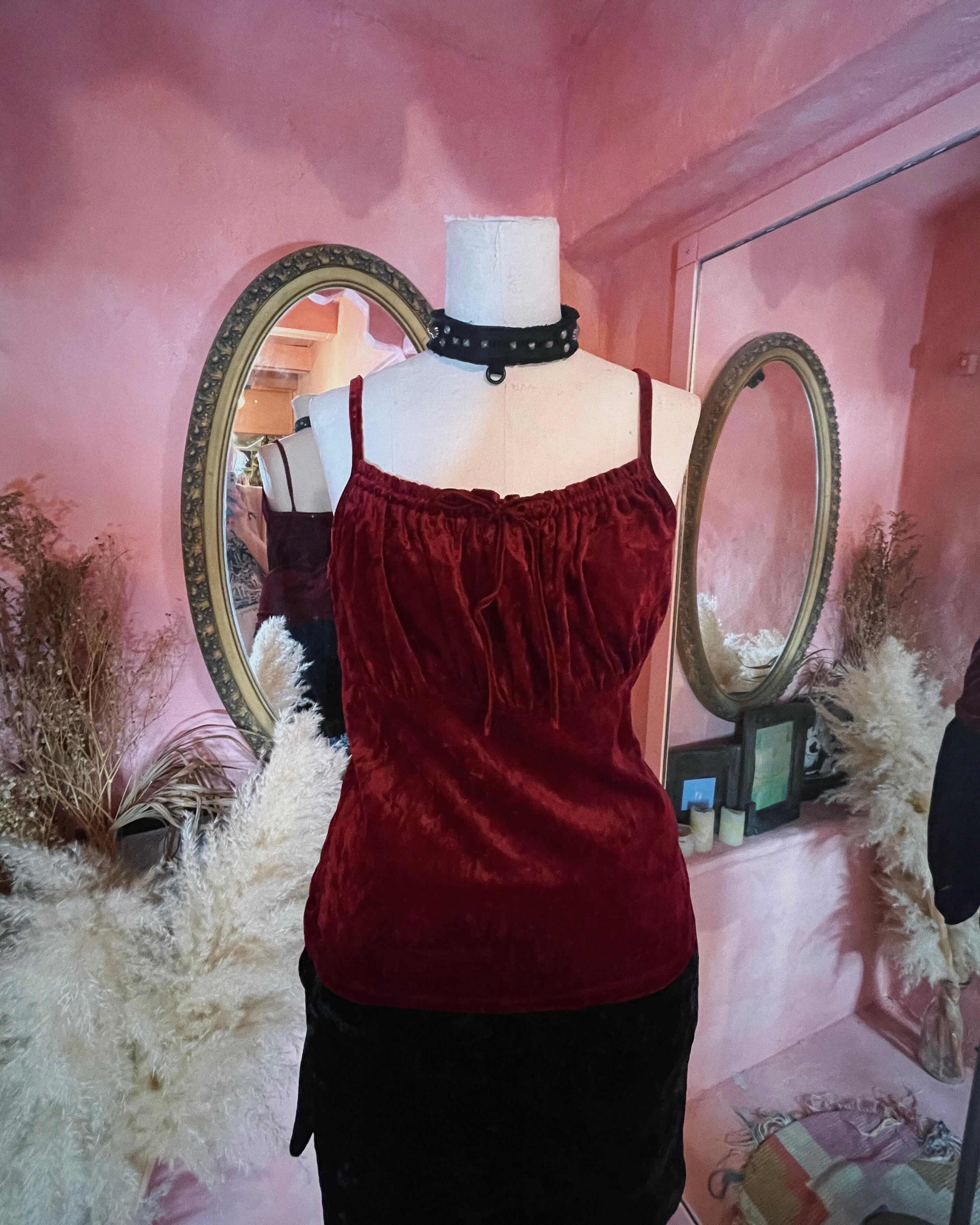 used velour camisole