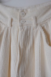 Snow white corduroy pants