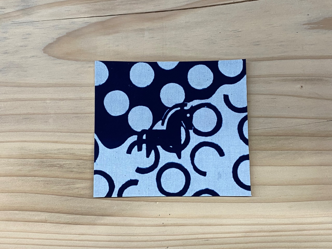 干支ミニ色紙　丸柄