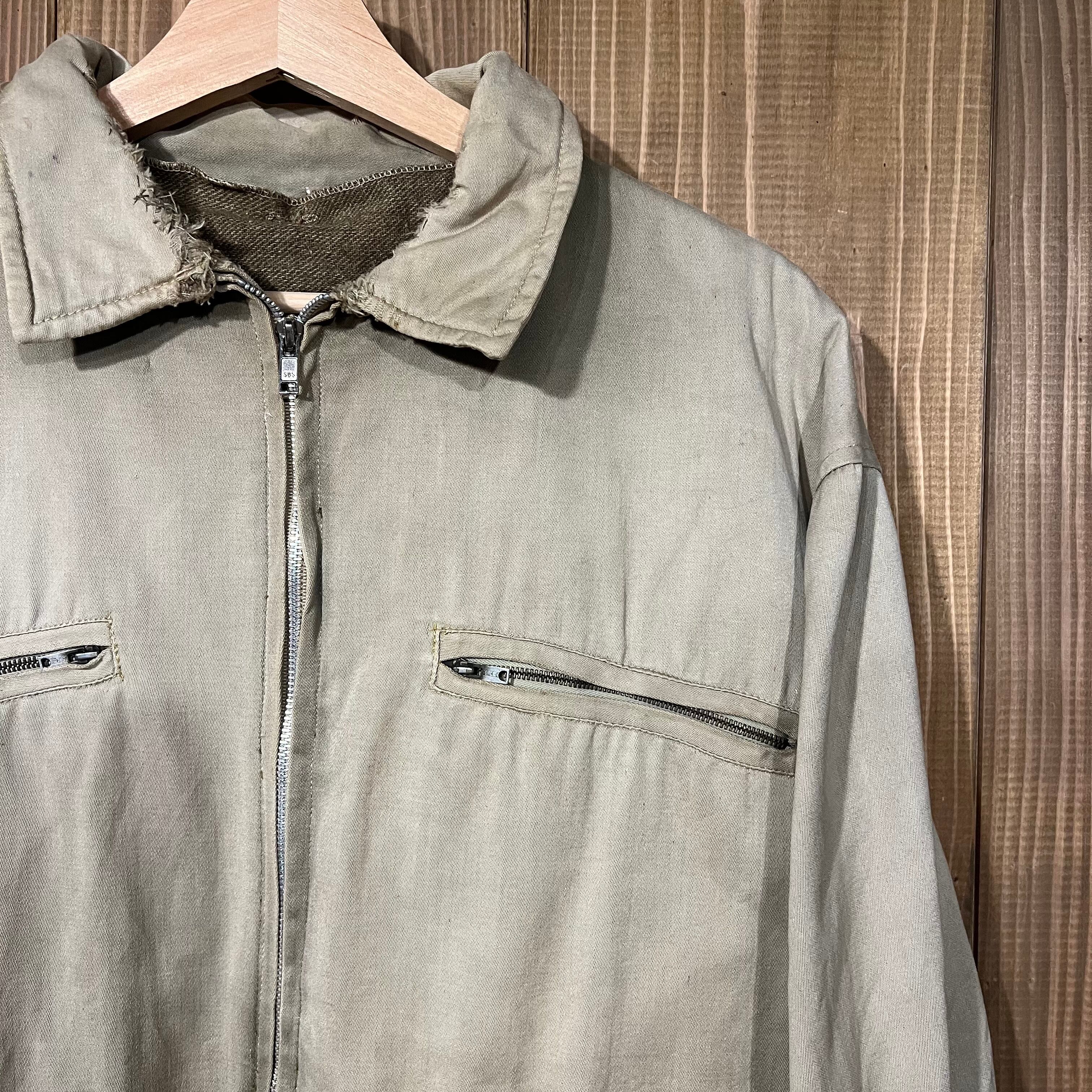40s〜50s French Vintage Work Cotton Jacket フランス