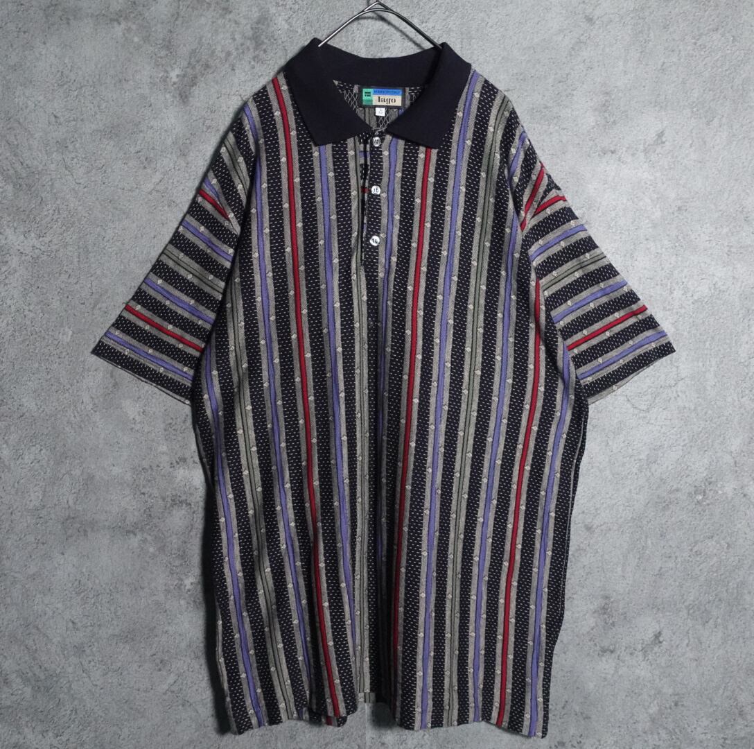 Euro striped polo shirt