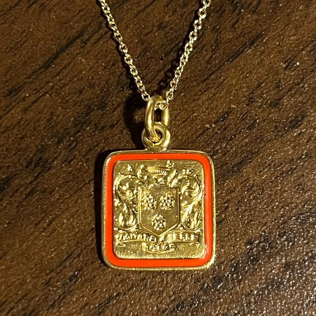 VINTAGE TIFFANY & CO. Westover School 1946 Pendant Charm Necklace 