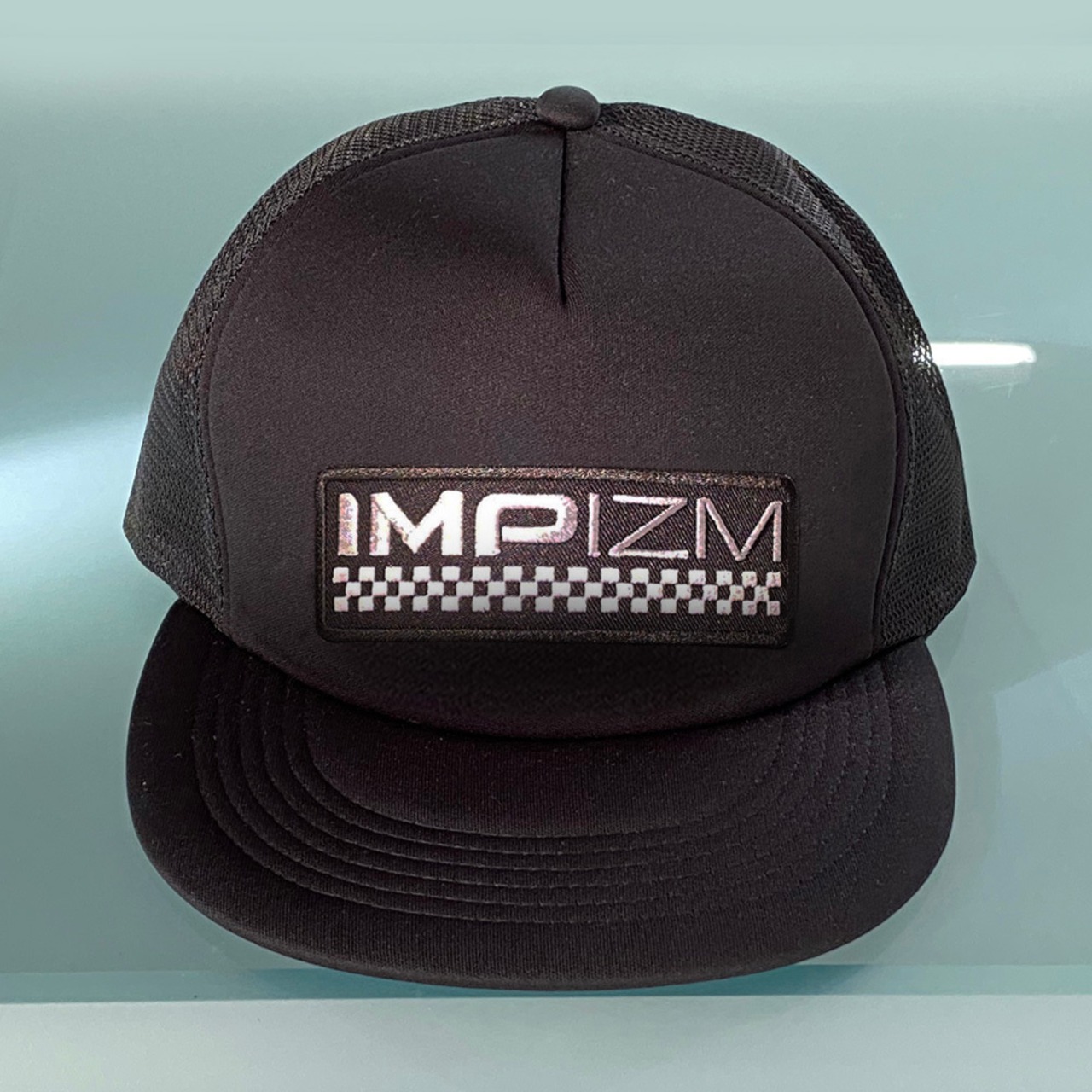 メッシュ キャップ『IMPIZM』／チェッカーワッペン