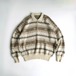 【FUN REPUBLIC】Acrylic/Wool Knit Polo Shirt Ivory M