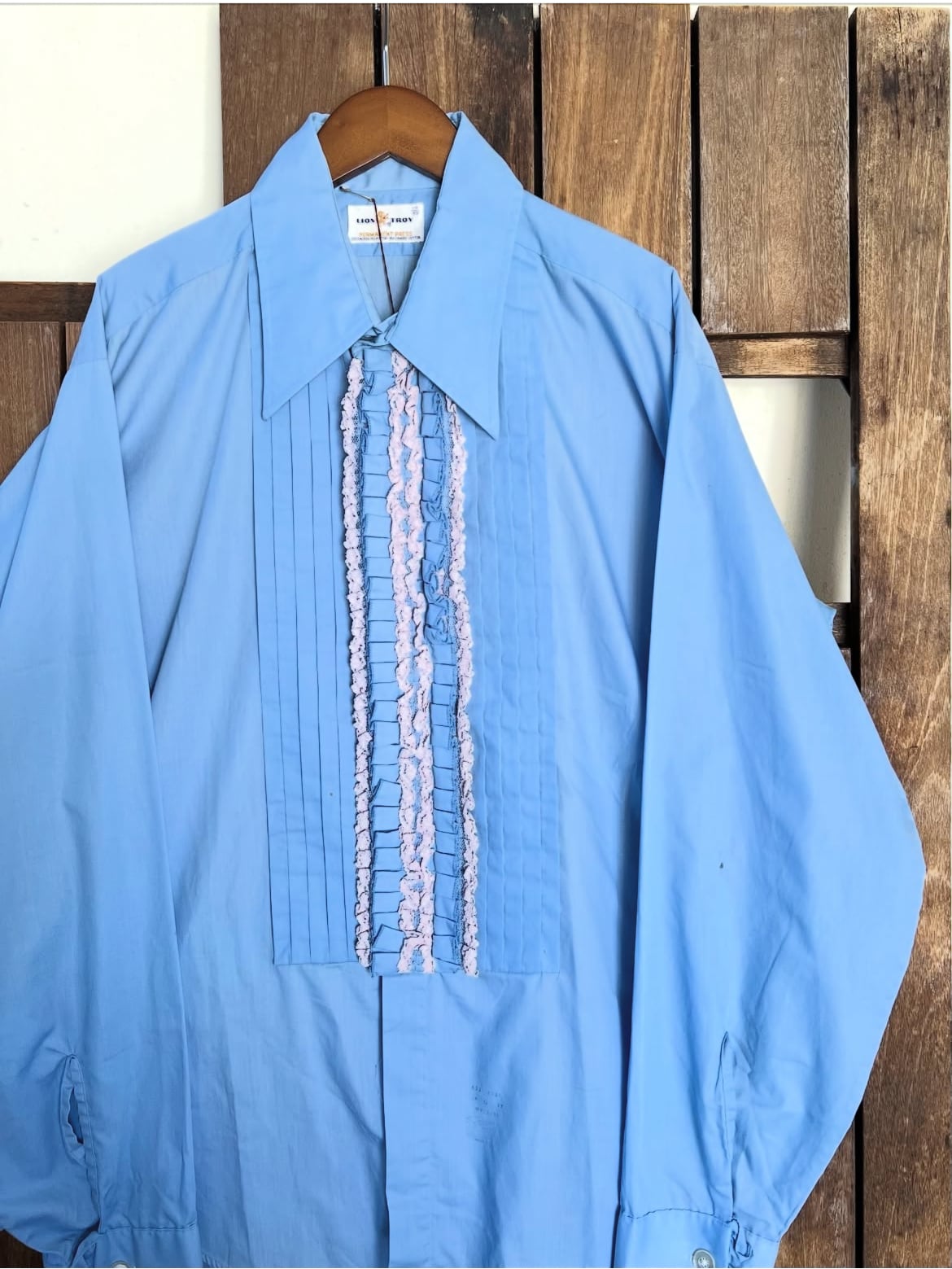 70's LION TROY L/S frill shirts 【L】 | JUKEBOX
