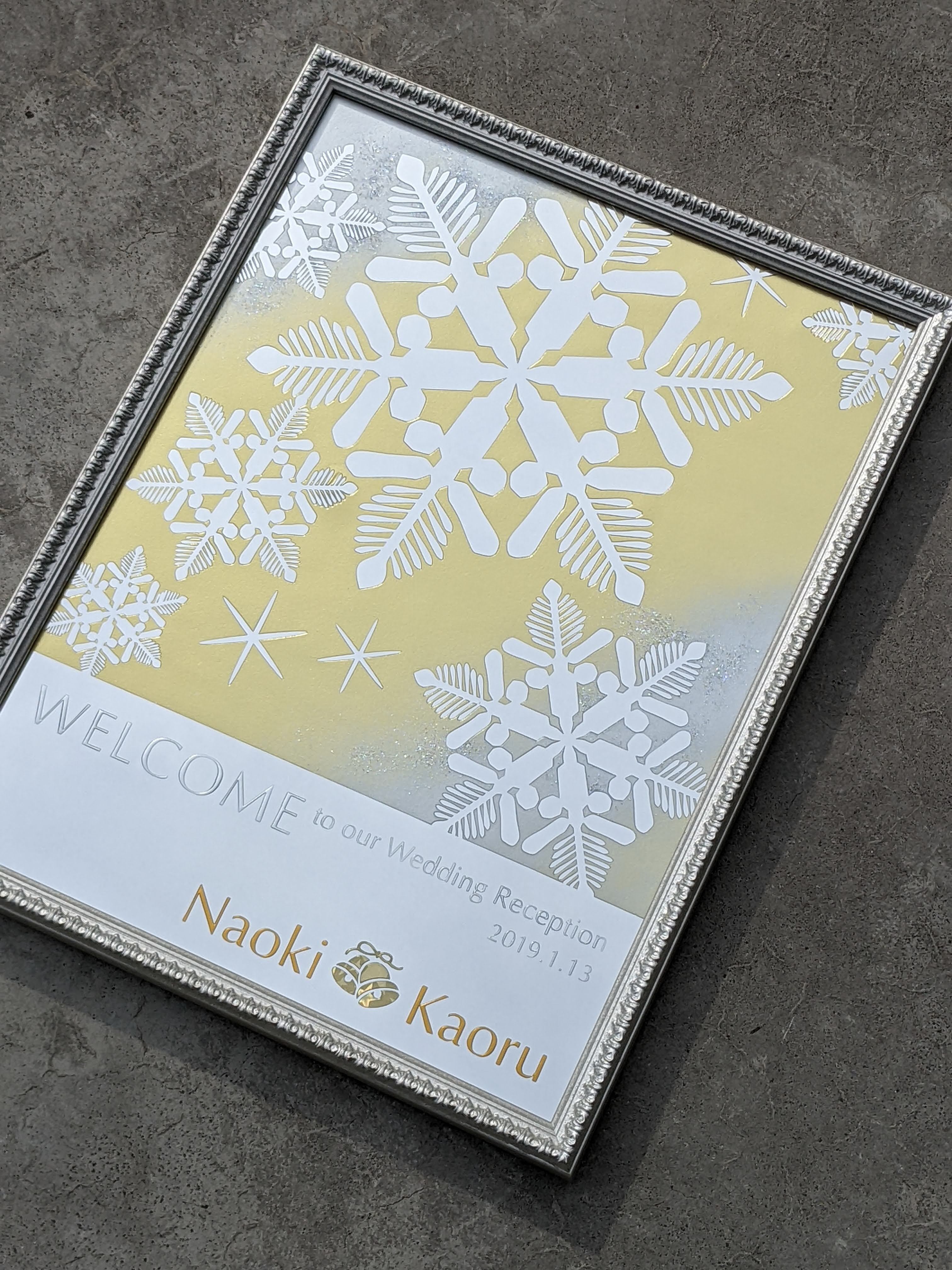 ウェルカムボード 【KOYUKI】ミラー｜ こゆき｜ウェルカムミラー｜結婚