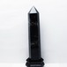 2.1Kg モリオン 黒水晶 六角柱 台座付属 一点物 162-423
