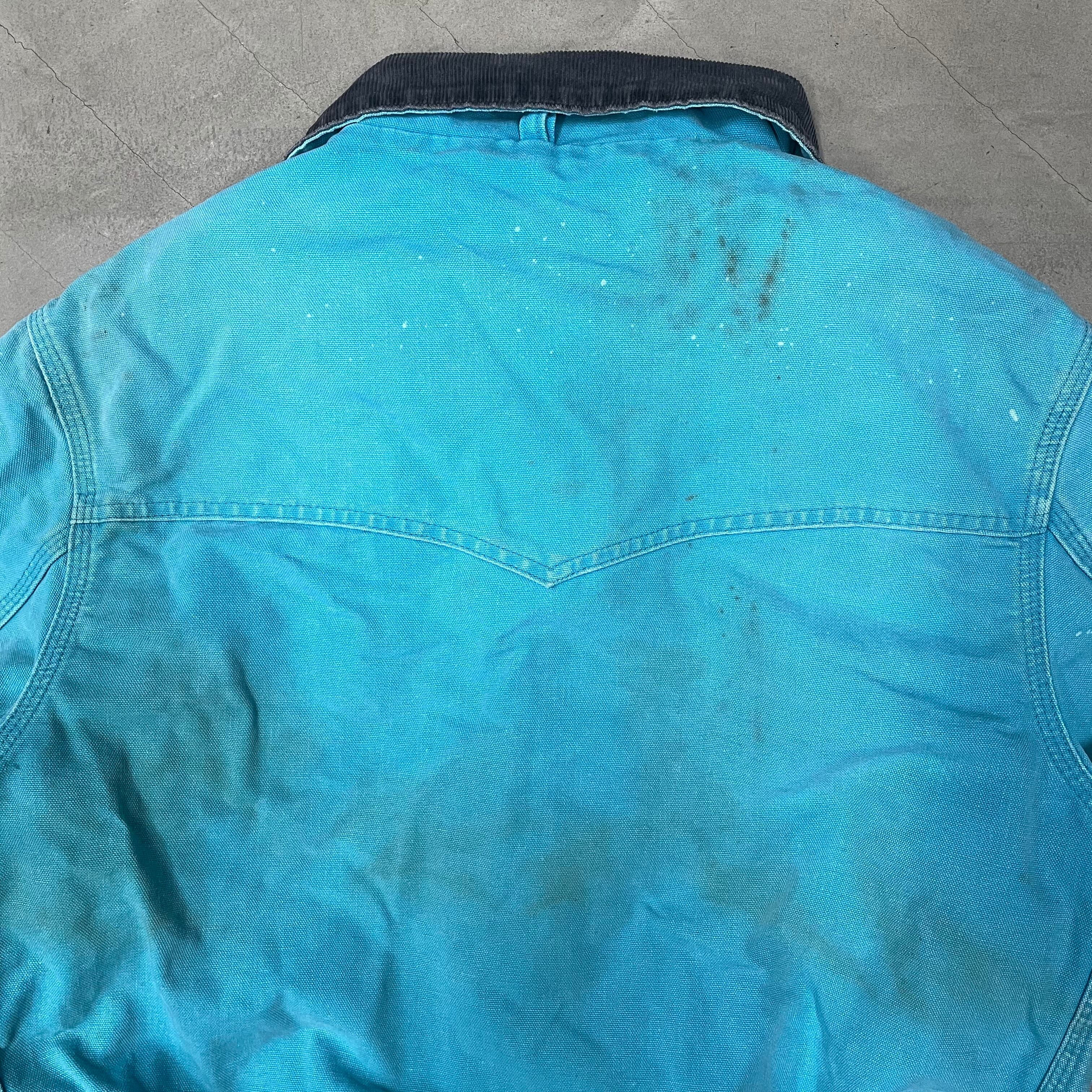 80s 90s carhartt サンタフェジャケット USA カーハート ターコイズ
