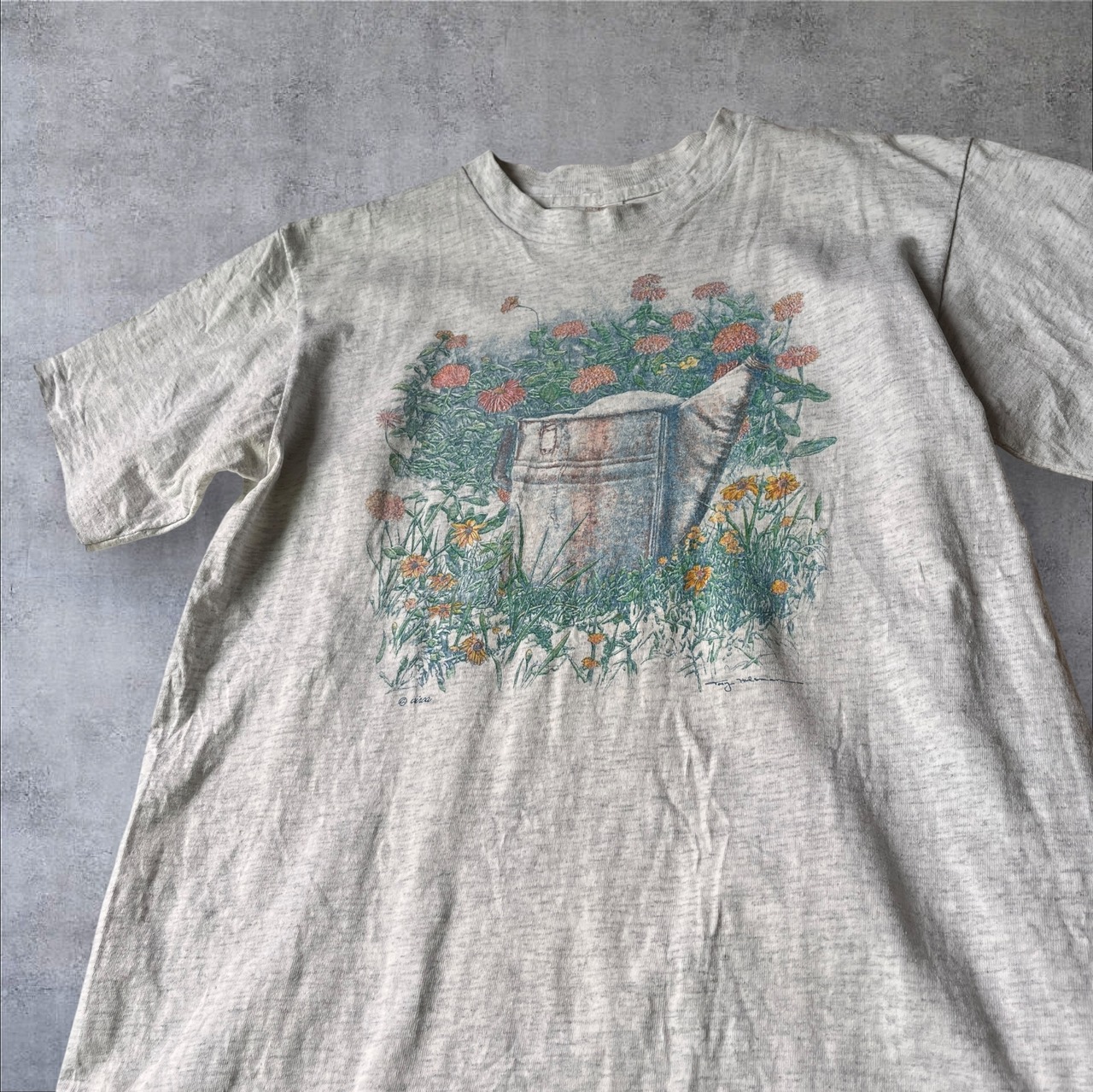 90s Watering Can & Wildflowers Tee