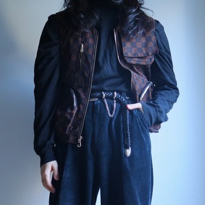 "LOUIS VUITTON-like" all pattern vest
