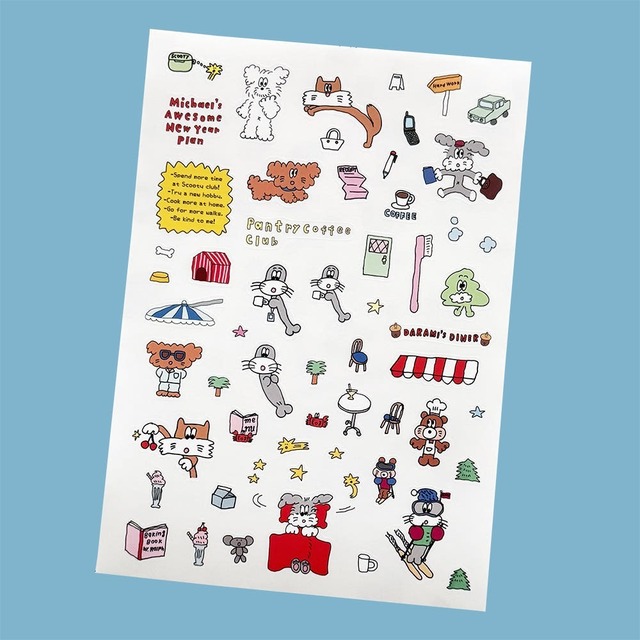 [scooty studio] 2026 scooty クリア ステッカー