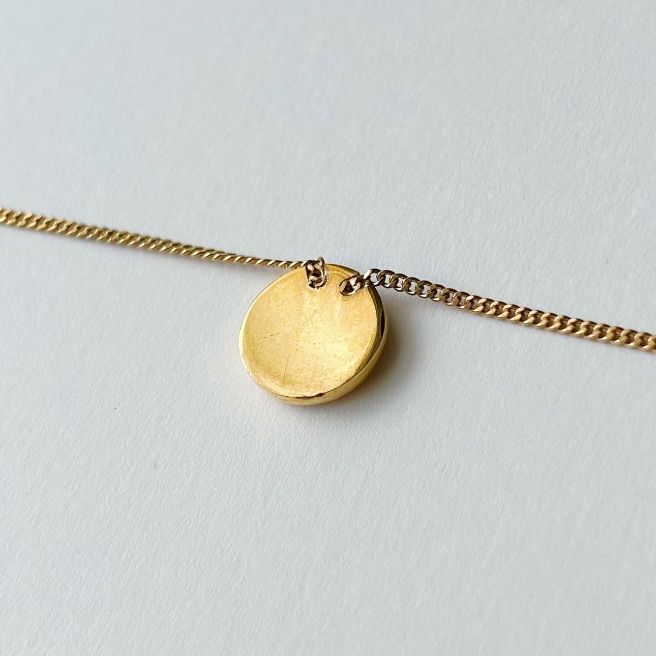 N5243】Christian Dior logo necklace/クリスチャンディオール