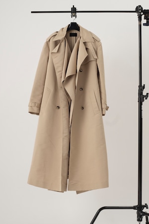 Cape Trench Coat Grosgrain